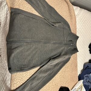 Gray Full-Zip Jacket